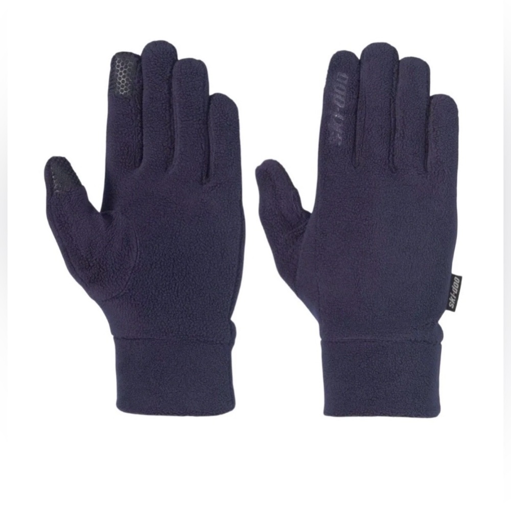 Set of 2 SKI-DOO MICRO-FLEECE GLOVES SIZE MEDIUM DARK NAVY